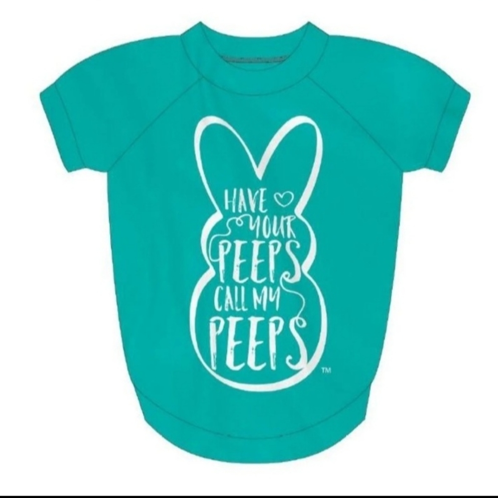 NWT Dog Call My Peeps shirt
